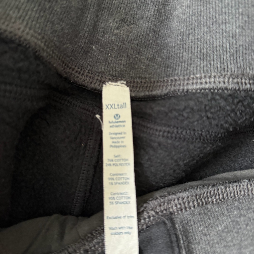 Lululemon Athletica Charcoal Fleece Sweatpants